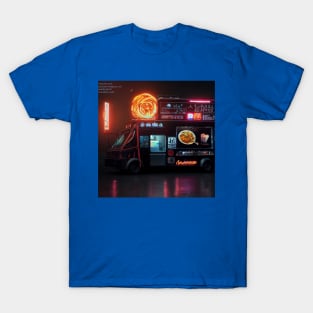 Cyberpunk Tokyo Ramen Food Truck T-Shirt